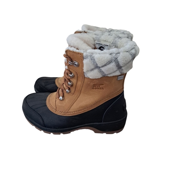 Sorel Tan and Black Winter Boots - Picture 5 of 11